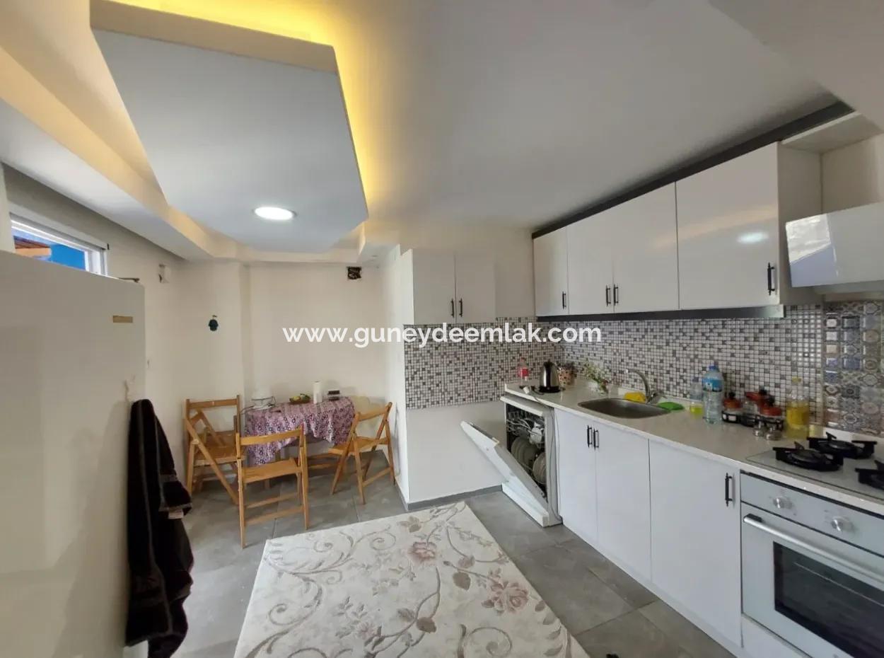 Muğla Okçularda Eşyalı, Bahçeli 1+1 Kiralık