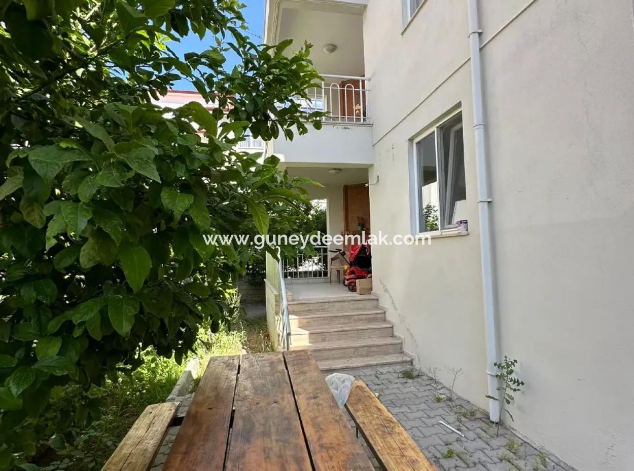 Ortaca Da 1+1 Bahçe Katı Kaloriferli Daire Kiralık