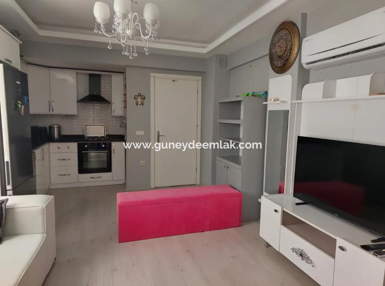 Ortaca Cumhuriyetde 1+1 Eşyalı Daire Kiralık