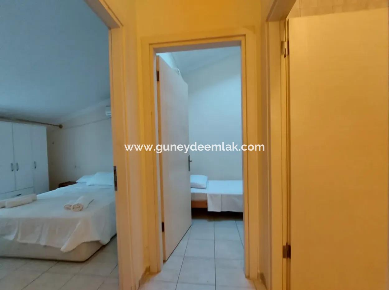 Muğla Dalyanda Kanala Sıfır Yüzme Havuzlu 2+1 Eşyalı Dublex Kiralık