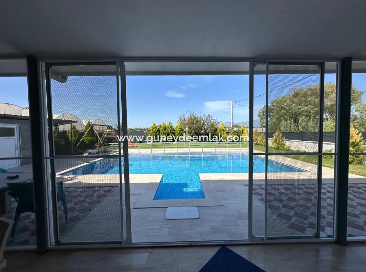 Muğla Dalyan Eskiköyde  4+1 Eşyalı Villa Yıllık Kiralık