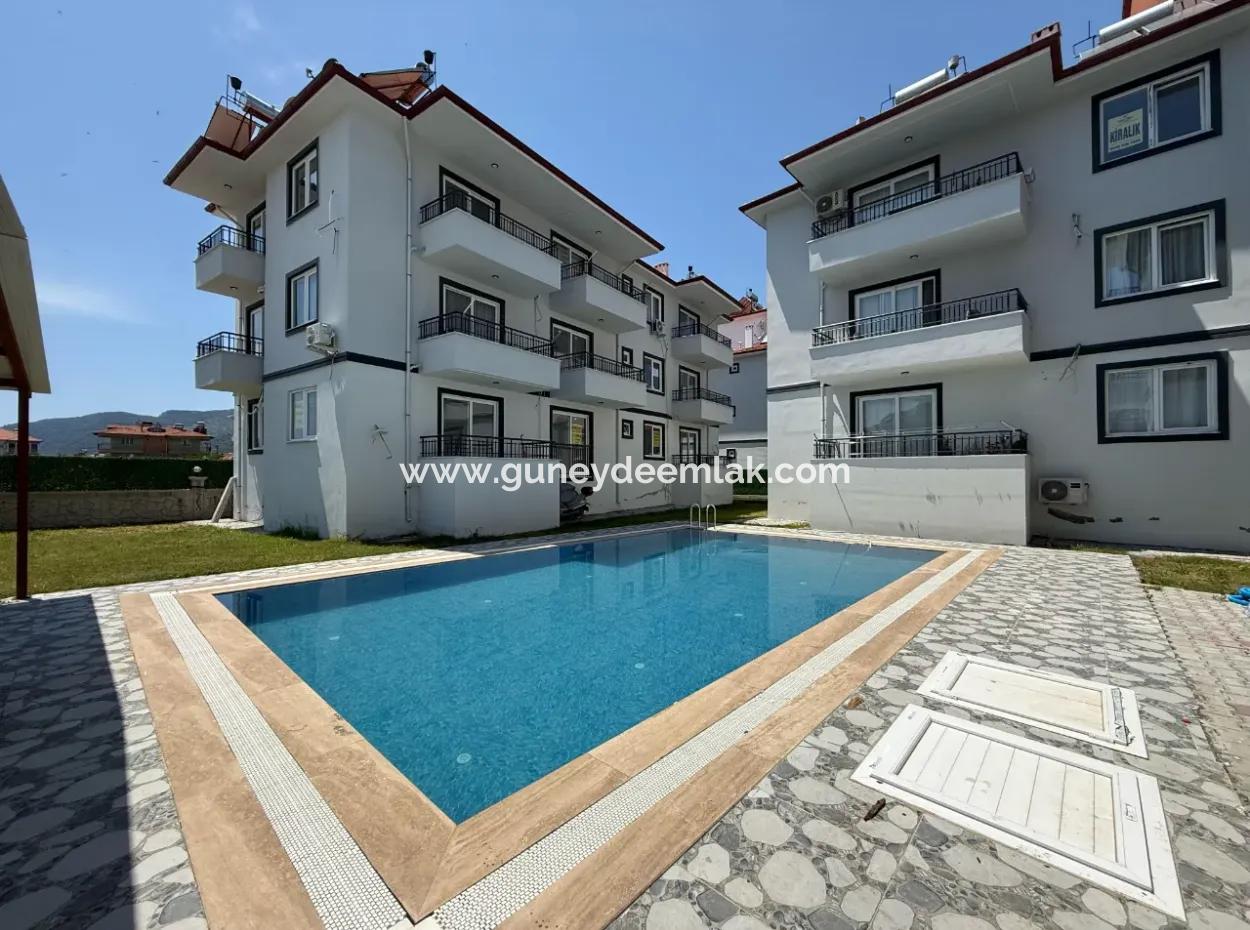 Ortacada Merkeze Yakın 1+1 Havuzlu Sitede Daire Satılık.