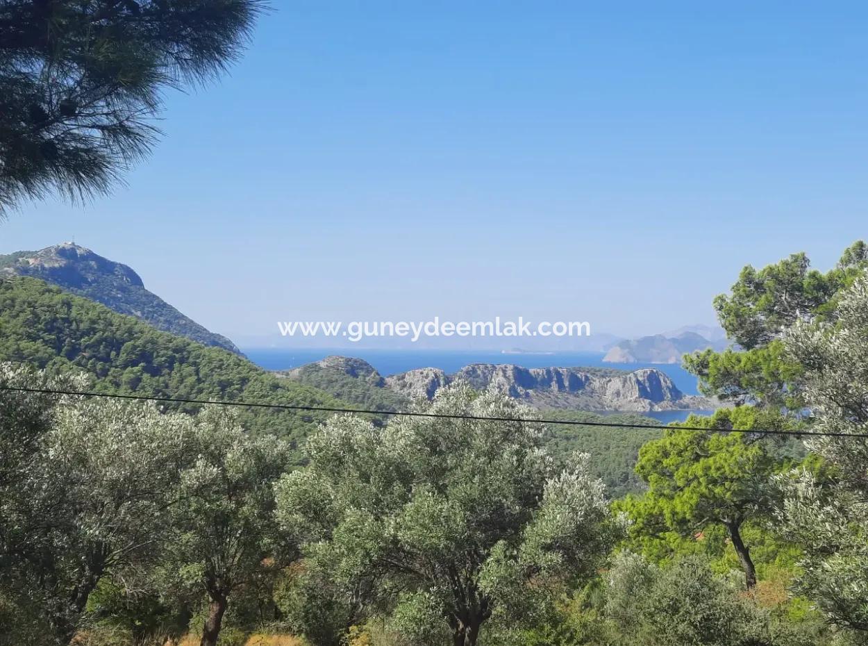 Ortaca Gökbelde Göl Ve Deniz Manzaralı Müstakil Tapulu Satılık 650M2 Arazi Satılık