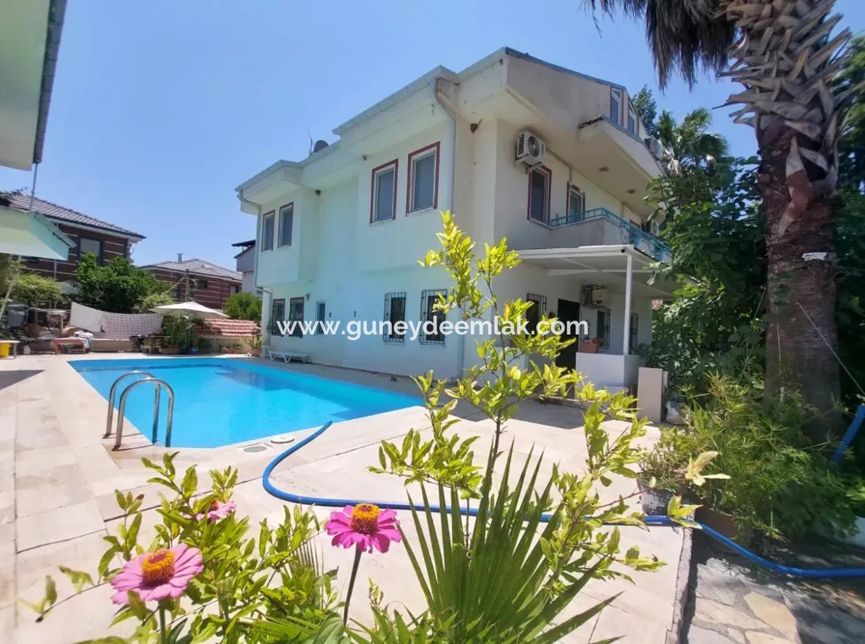 Mugla Dalyanda Yüzme Havuzlu 70M2, 2 + 1, Eşyalı Giriş Kat Daire Satılık