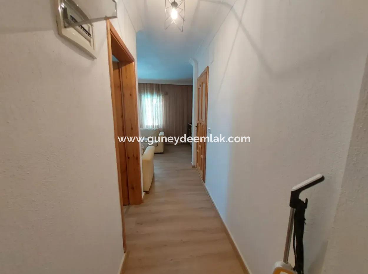 Mugla Dalyanda Yüzme Havuzlu 70M2, 2 + 1, Eşyalı Giriş Kat Daire Satılık