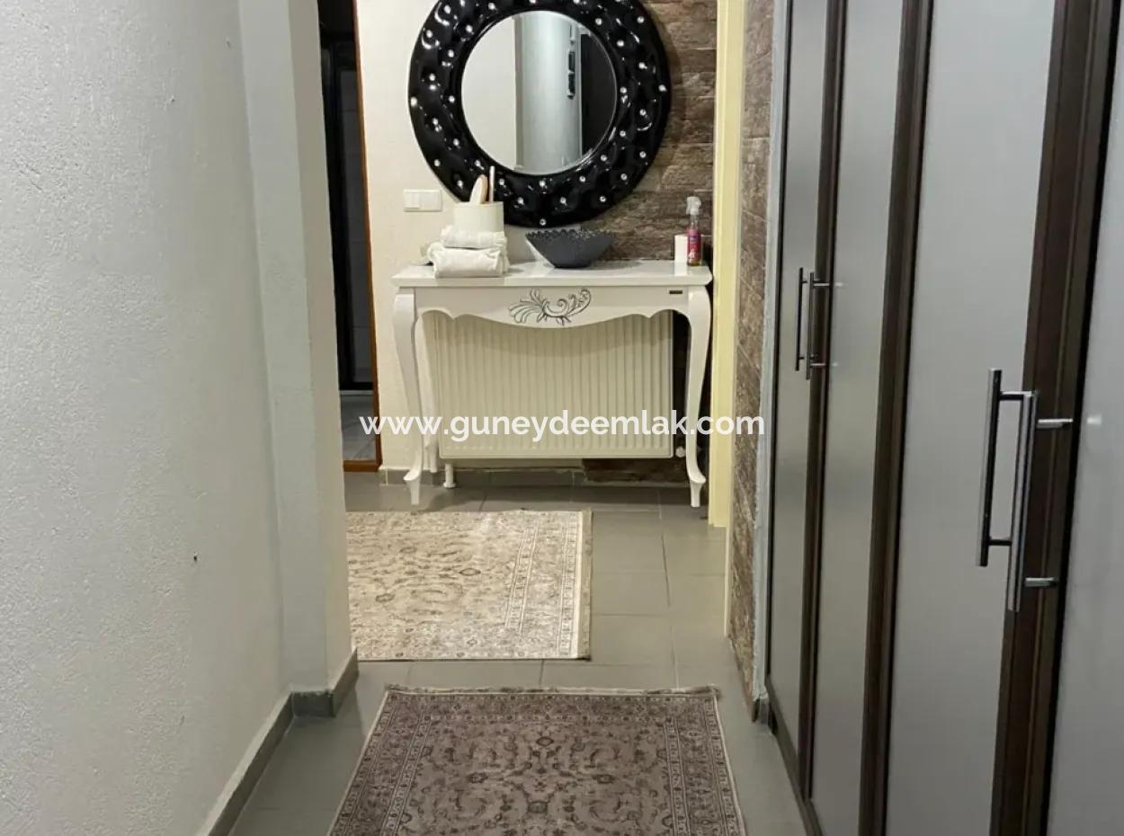 Ortaca Ekşiliyurt Yüzme Havuzlu 700 M2 Arsada 2+1 Eşyalı Daire Kiralık