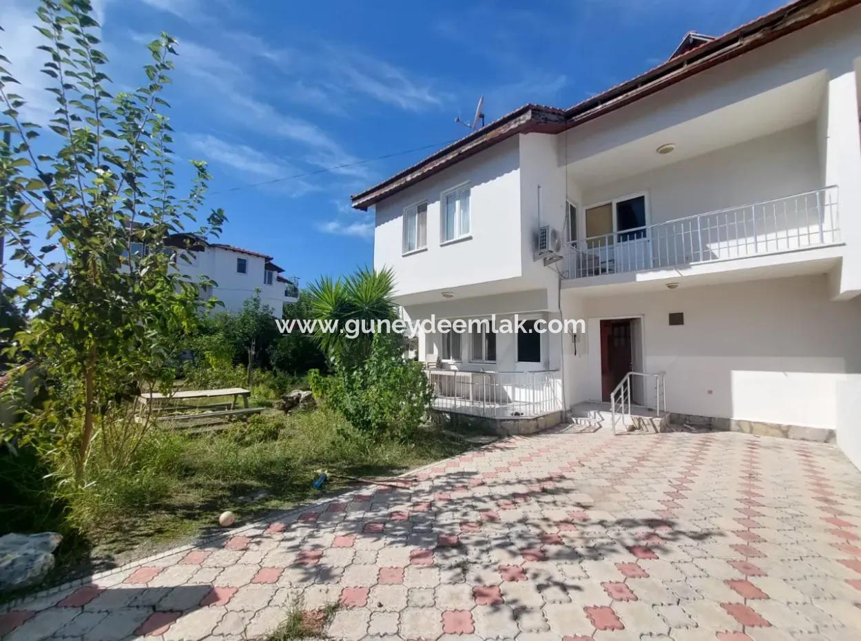 Muğla Dalyan Da Bahçeli  Kiralık Eşyalı 3+1 Dubleks