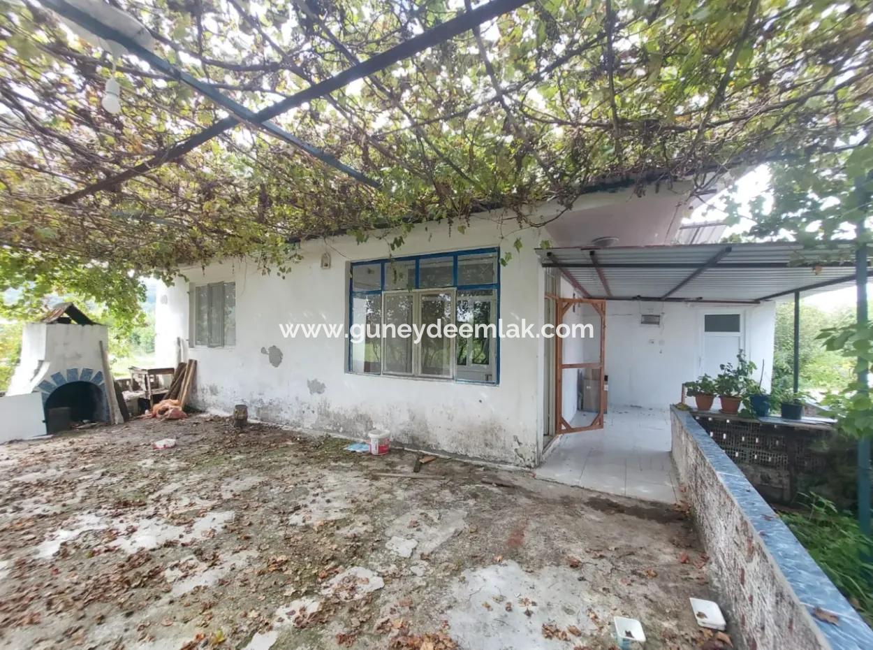 Muğla Ortaca Güzelyurt Ta 2+1 Eşyasız  Bağımızı Köy Evi Kiralık
