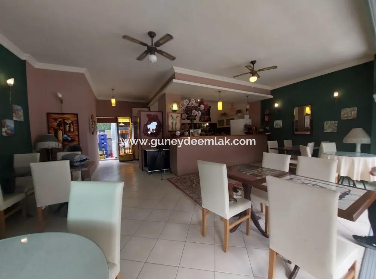 Dalyan Kanal Manzaralı Merkezde Kapı Müşterisi Hazır Devren Kiralık Cafe