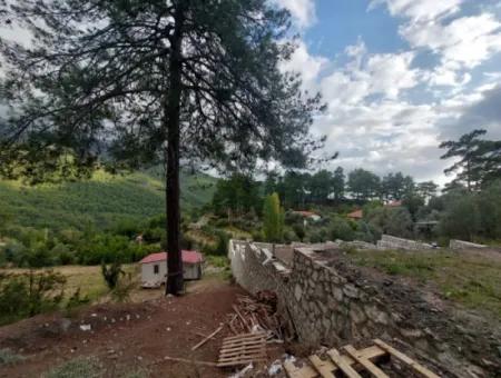Muğla Köyceğiz Ağla - Yaylada 535 M2 Arsa Ve Tiny House Ev Satılık